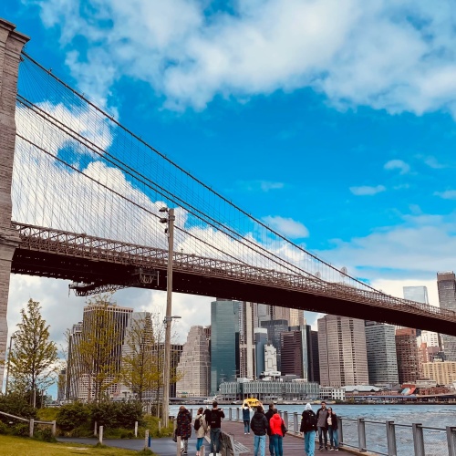 Pont de Brooklyn depuis le Brooklyn Bridge Park