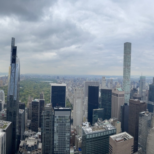 Vue panoramique depuis Top Of The Rock