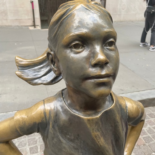 Fearless Girl. New York - Avril 2023