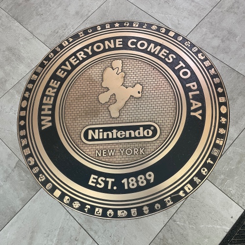 Détail au sol - Nintendo Store