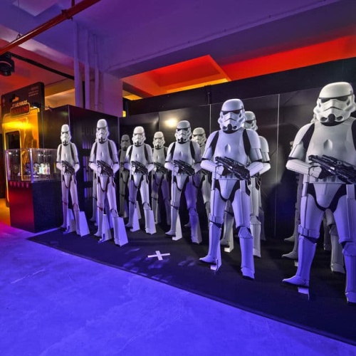 Expo Star Wars à l'Empire State Building . Crédit photo : esbnyc.com