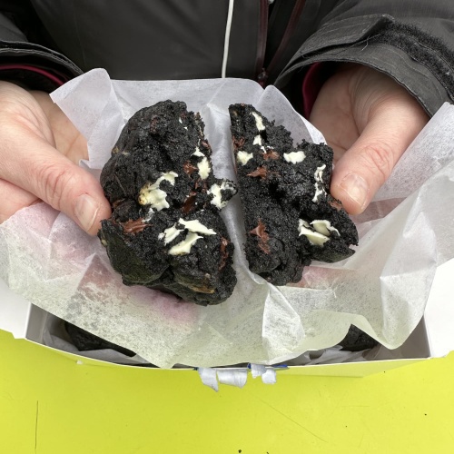 Le black and white cookie, édition spéciale pour l'ouverture du Flatiron