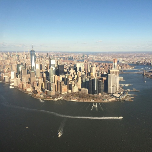 Vol en hélicoptère au dessus de New York