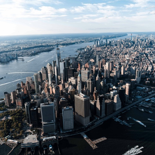Vol en hélicoptère au dessus de New York