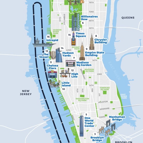 Parcours hélicoptère 15 min New York