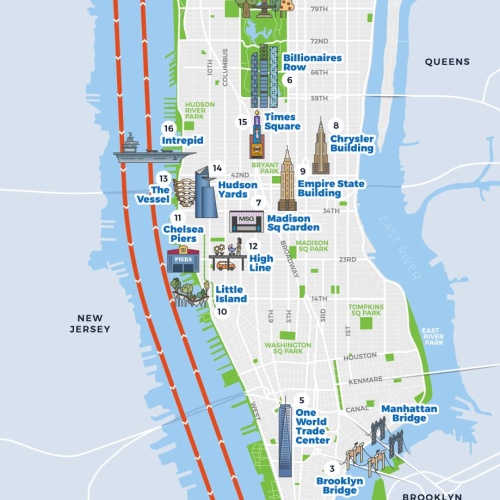 Parcours hélicoptère 30 min New York