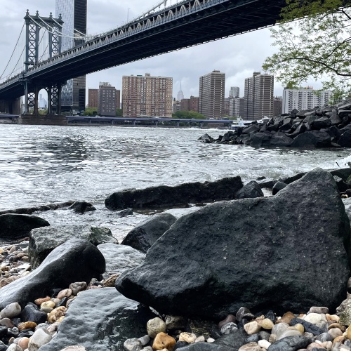 Manhattan Bridge depuis Pebble Beach