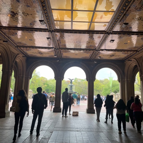 Les arcades de la terrasse Bethesda