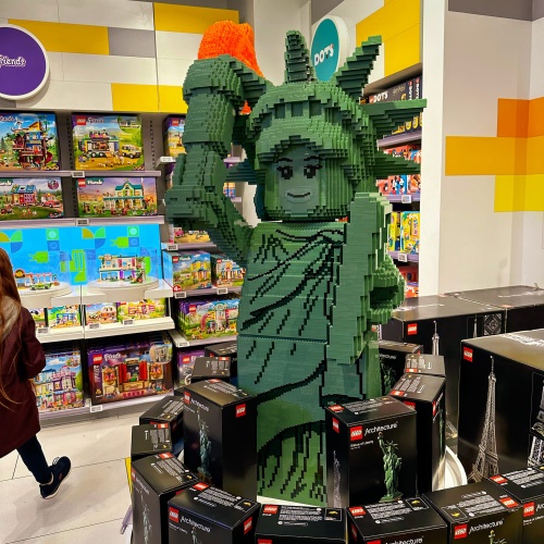 La statue de la Liberté en  Lego - Lego Store NYC