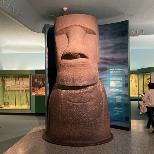Statue Moai de l'Île de Pâques - Musée d'Histoire Naturelle de New York