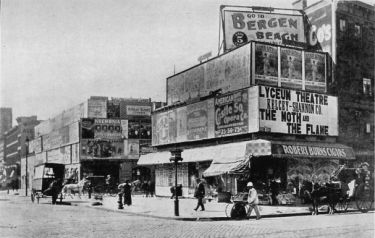 Longacre Square, 42ème rue en 1880. 