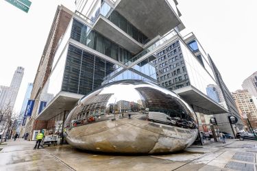 New York a aussi sa sculpture The Bean - Roy Rochlin