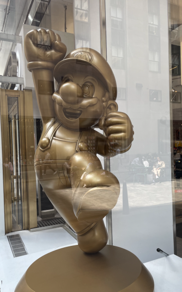 Vitrine extérieure Nintendo Store de New York