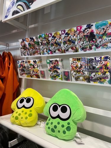 Des produits dérivés Splatoon, hauts en couleurs