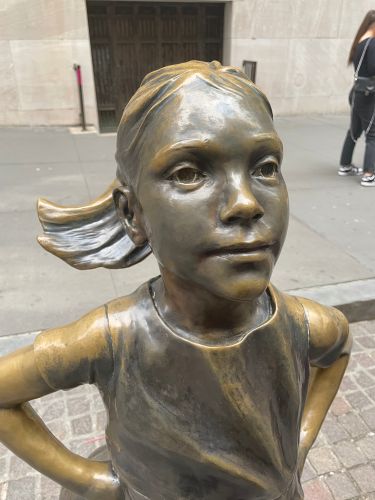 Fearless girl, New York - Avril 2023