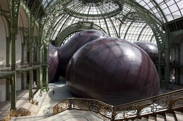 Leviathan par Anish Kapoor au Grand Palais de Paris en 2011