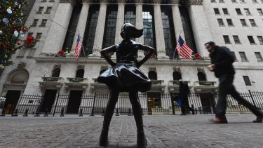"Fearless girl", la statue située devant la bourse de New York&nbsp;