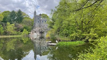 Belveder Castle, Central Park. Le château de Gargamel dans le film les Schtroumpfs
