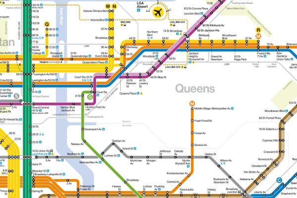 Plan du métro de New York